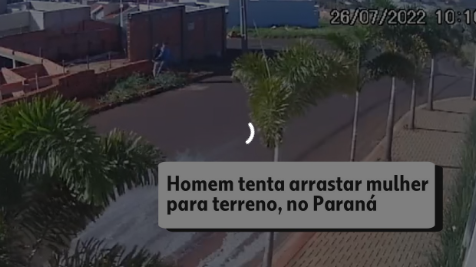  APUCARANA – Homem agarra mulher e tenta arrastá-la para terreno em obras; Vídeo