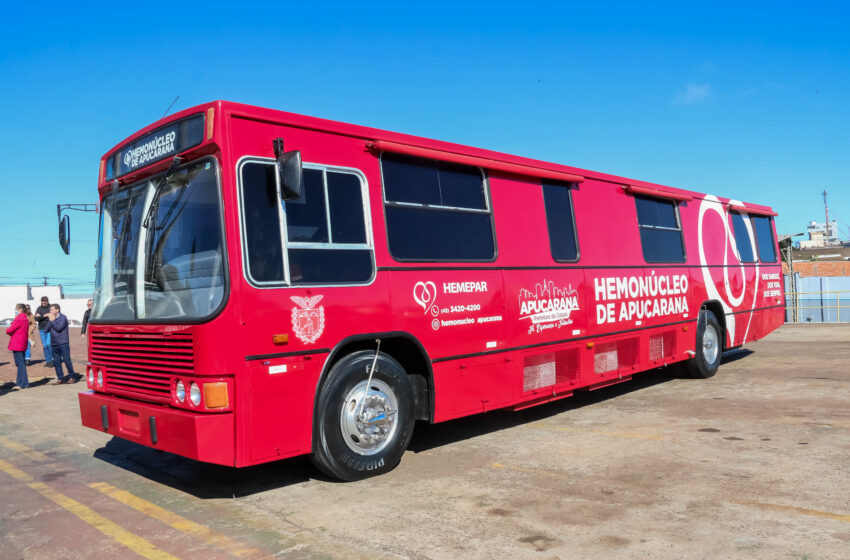  VAL doa ônibus para a coleta itinerante de sangue em Apucarana