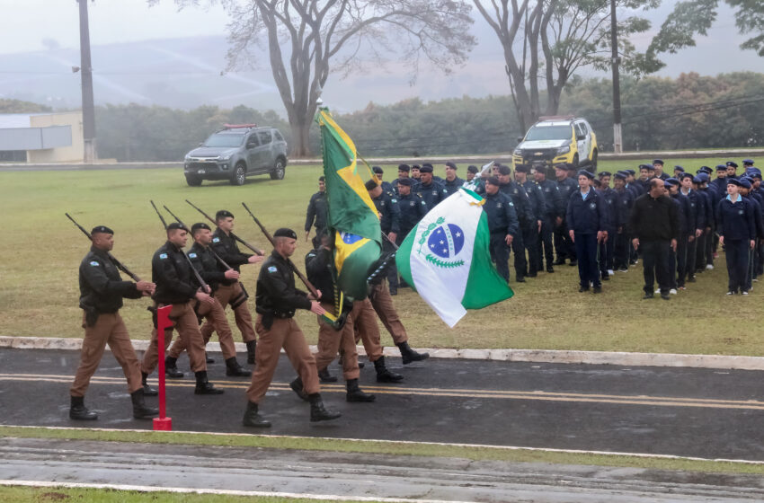  Solenidade no batalhão de Apucarana marca  os 168 anos da Polícia Militar do Paraná