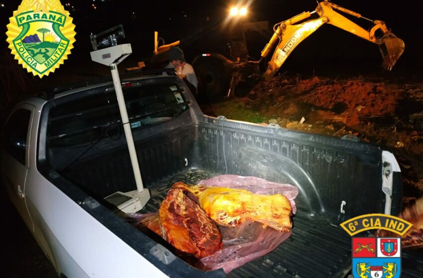  Homem é preso com 78 quilos de carne bovina em Rosário do Ivaí