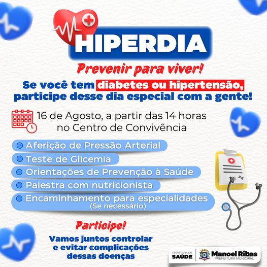  Manoel Ribas promove o encontro “Hiperdia”
