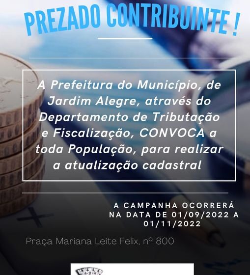  Comunicado da Prefeitura de Jardim Alegre