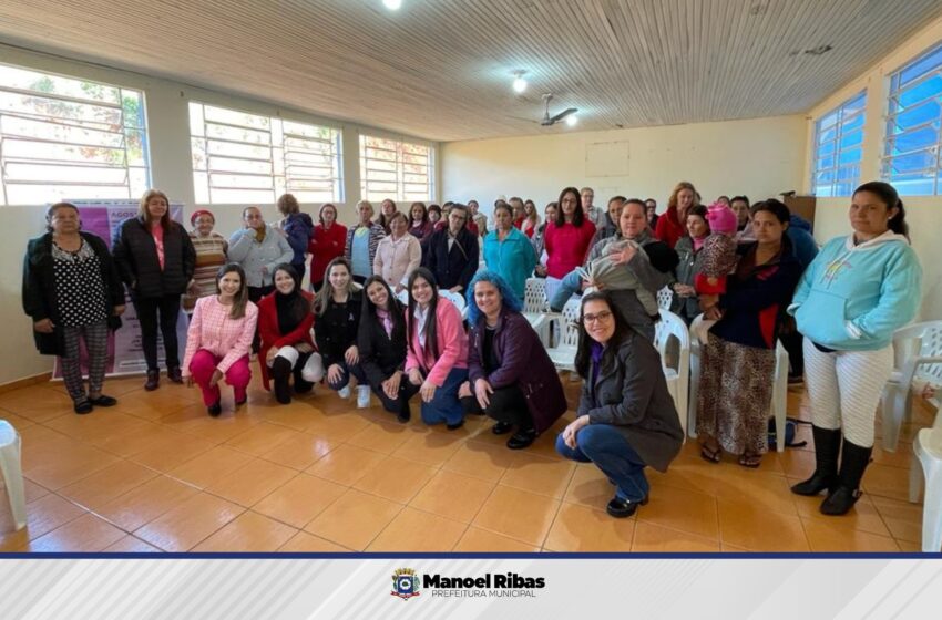  CRAS de Manoel Ribas realiza palestra sobre violência contra a mulher