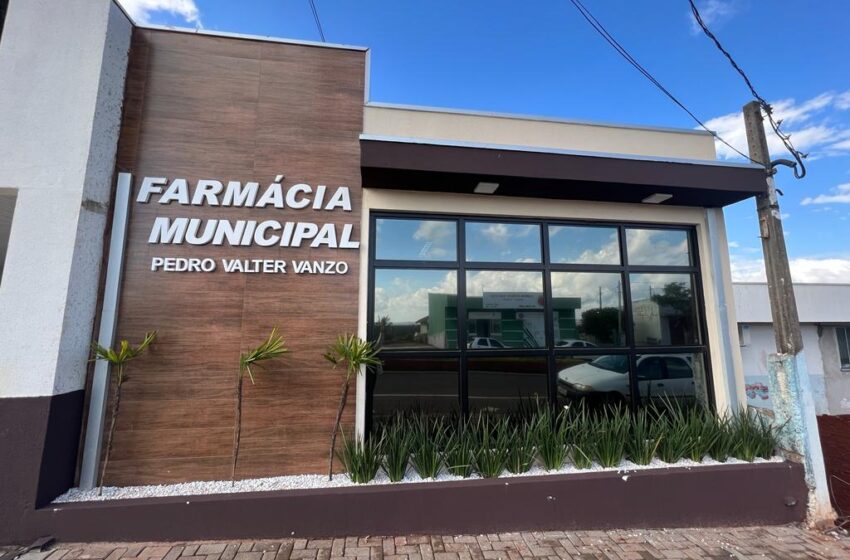  Inauguração da recém ampliada Farmácia Municipal Pedro Valter Vanzo em Grandes Rios