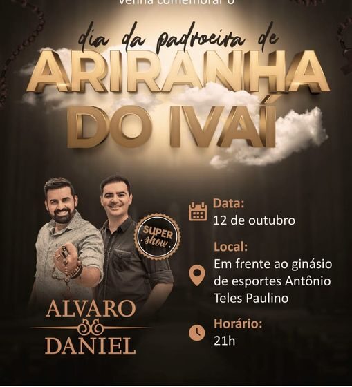  Show da dupla Alvaro e Daniel em Ariranha do Ivaí