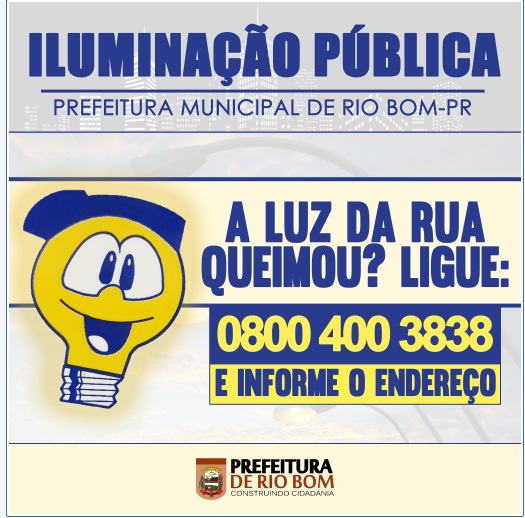  RIO BOM – Faltou luz na sua rua? Saiba como recorrer!