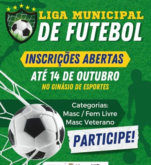  VEM AÍ – Campeonato Municipal de Futebol em Manoel Ribas