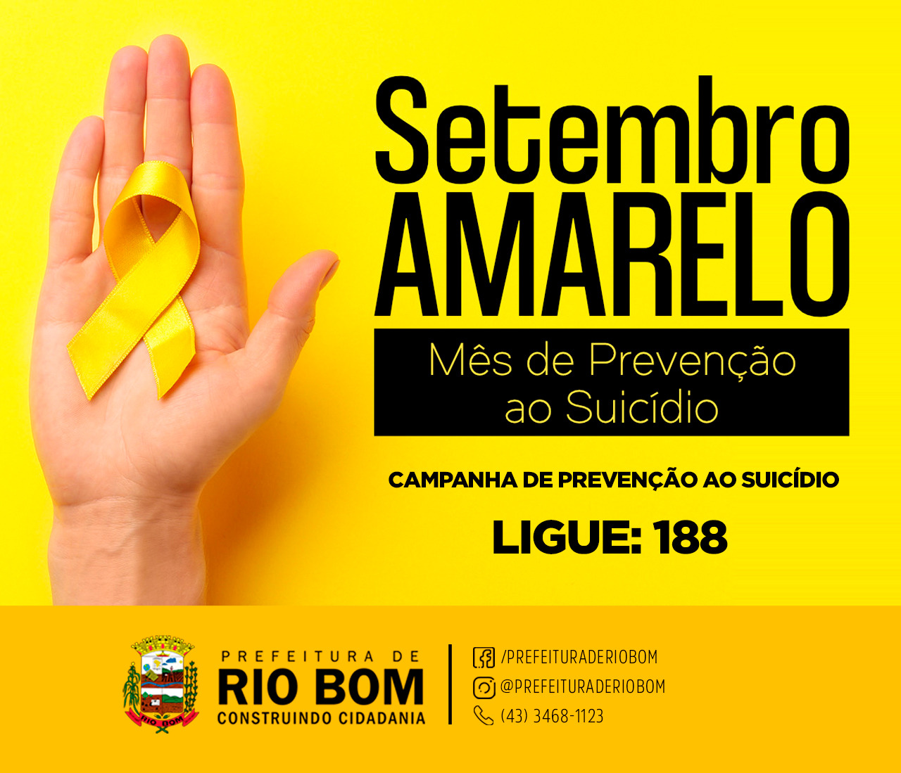 RIO BOM - Mês de prevenção ao Suicídio