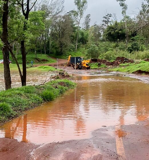  Apucarana teve 63 mm de chuvas em apenas uma hora na madrugada de hoje