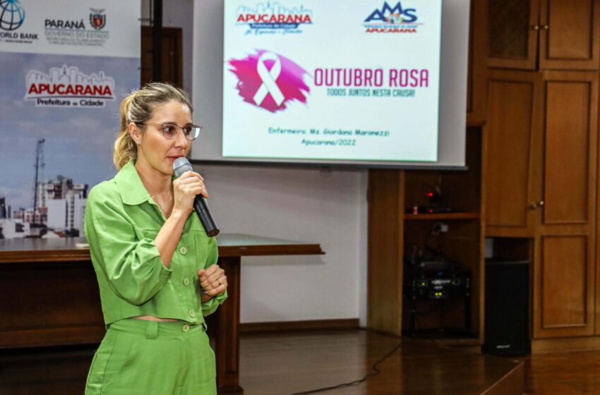  Apucarana mobiliza gestores escolares na luta contra os cânceres de mama e de útero