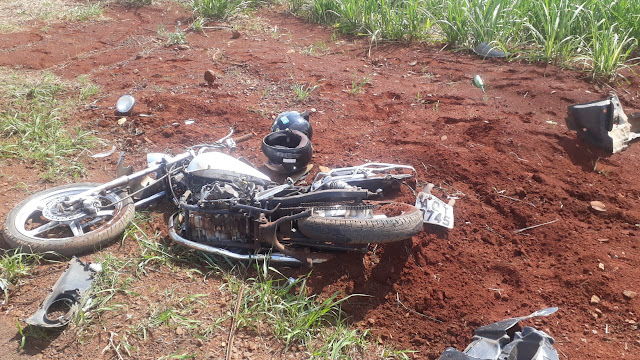  Acidente de moto entre Marumbi e Kaloré deixa casal em estado grave