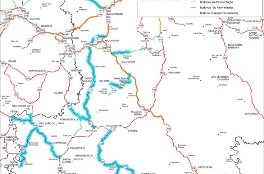  Estado contrata empresas para executar melhorias em 363 km de rodovias na região do Vale do Ivaí