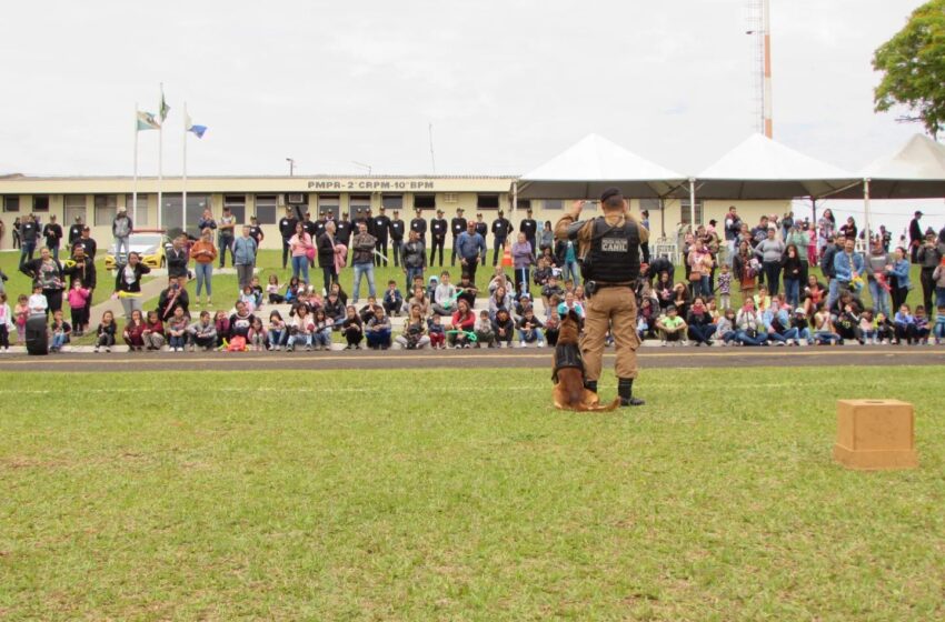  10° Batalhão da Polícia Militar de Apucarana realizou com sucesso o evento “PMPR KIDS”