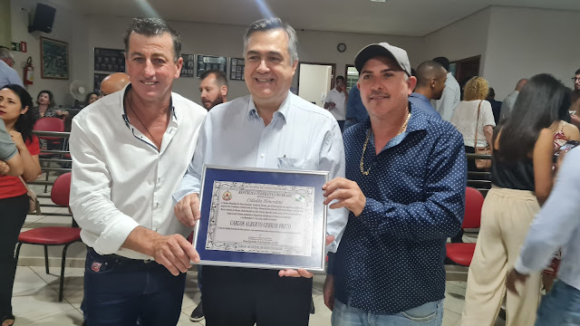  Emocionado, Beto Preto recebe título de Cidadão Honorário de Novo Itacolomi