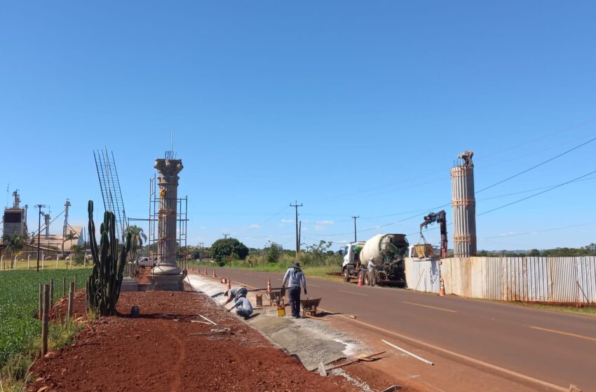  Obras de construção do segundo portal de São Pedro do Ivaí avançam