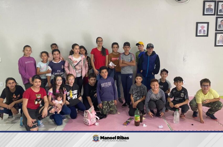  Escola Municipal de Manoel Ribas realiza confraternização para 81 alunos