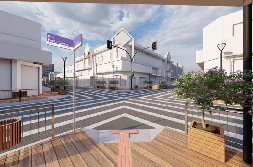  Rua Ponta Grossa será revitalizada no conceito de um “shopping a céu aberto”