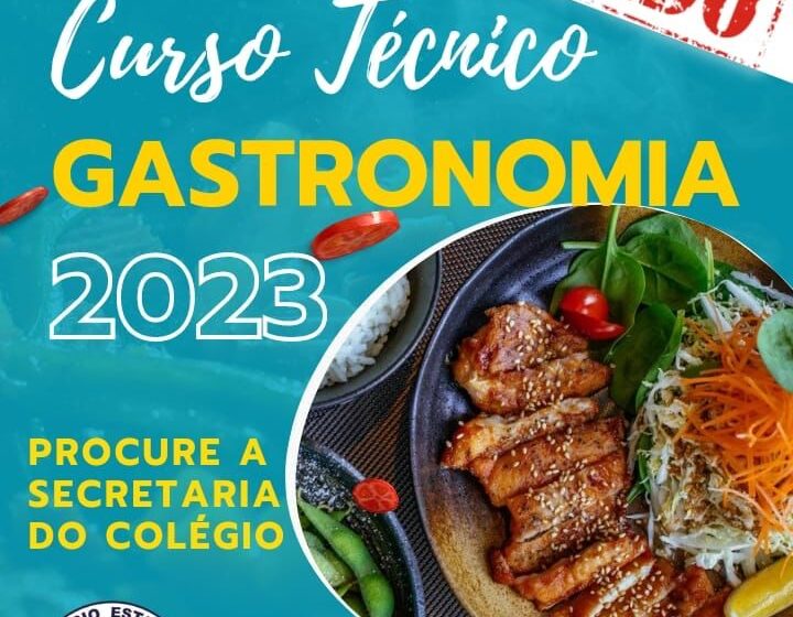  Colégio Estadual Barão do Cerro Azul de Ivaiporã abre inscrições gratuitas para curso técnico em gastronomia