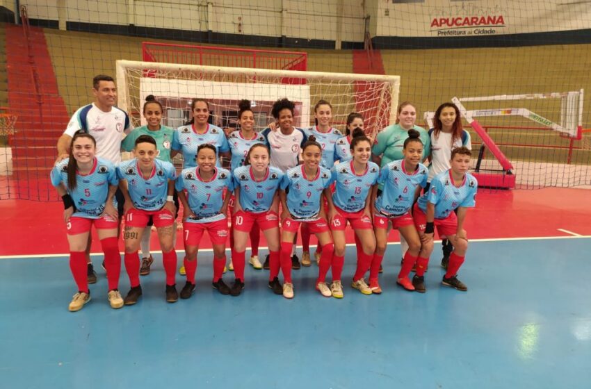  Futsal feminino de Apucarana quer apoio da torcida na final da Série Prata