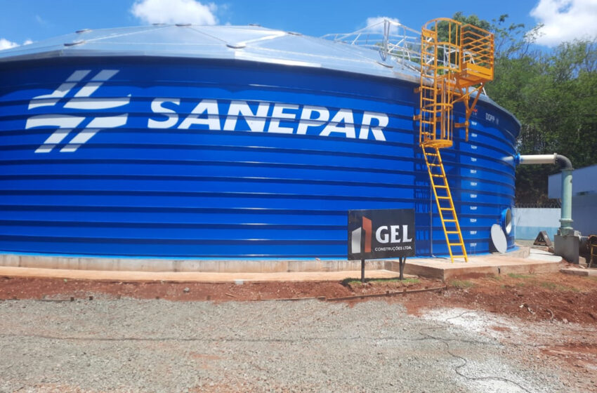  Obras da Sanepar avançam e capacidade de reservação de água vai dobrar em Apucarana