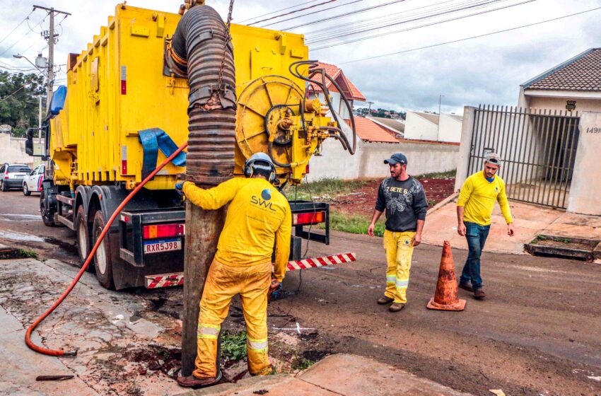  Apucarana desobstrui mais de 15 quilômetros de galerias