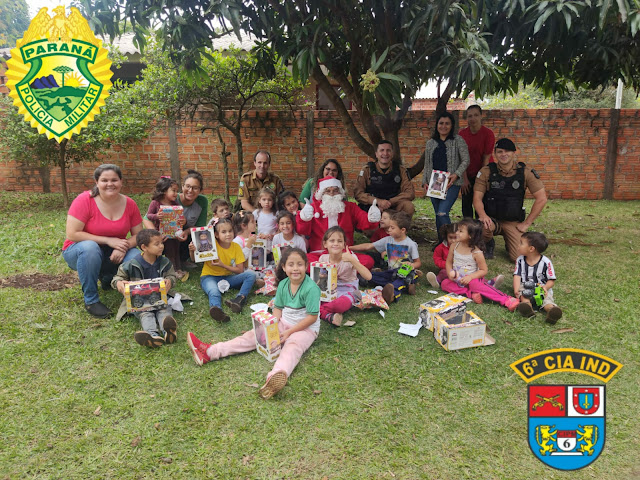 Natal Solidário da Polícia Militar de Faxinal entregaram quase 900 brinquedos