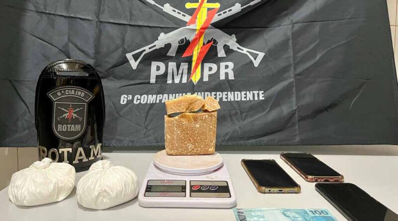  Polícia apreende em Ivaiporã drogas avaliadas em mais de R$ 70 mil