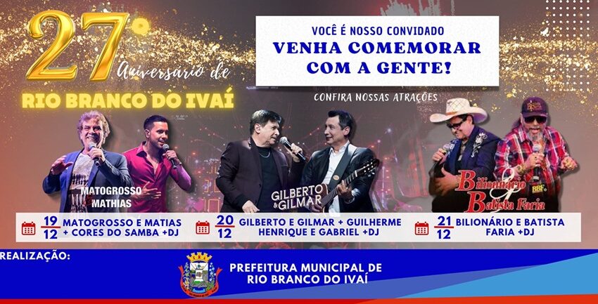  Festa de 27 anos de Rio Branco do Ivaí
