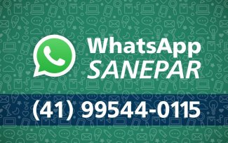  Cliente pode negociar débito com Sanepar via whatsapp