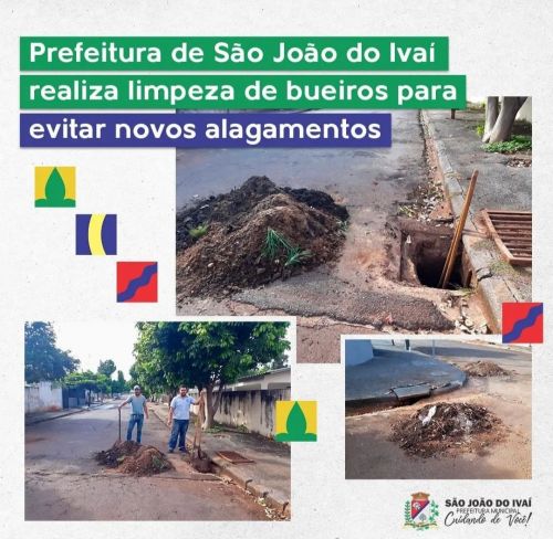  Prefeitura de São João do Ivaí realiza limpeza de bueiros
