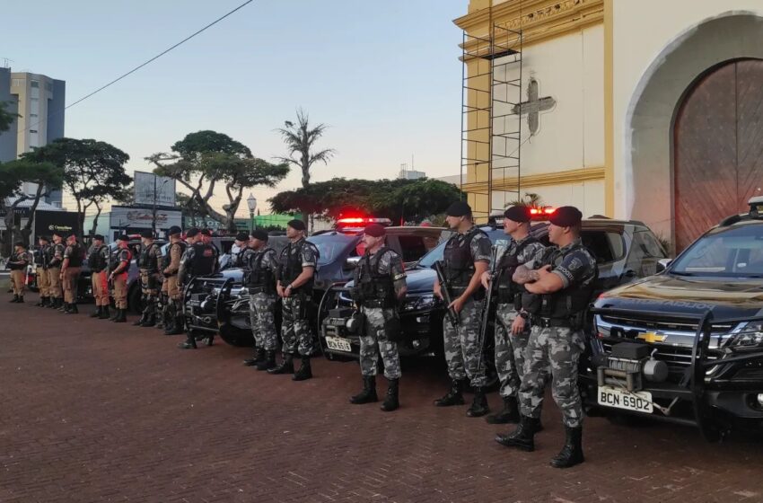  Polícia Militar realizou o lançamento da Operação “Saturação Apucarana”