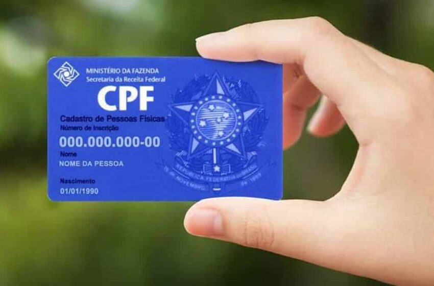  CPF passa a ser único registro de identificação para órgãos públicos