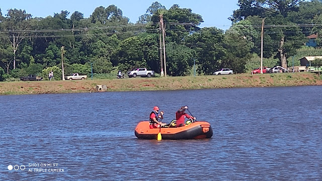  Corpo de jovem é encontrado no lago Saracura em Faxinal