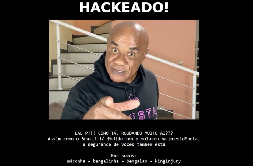  Site do PT sofre ataque de hacker