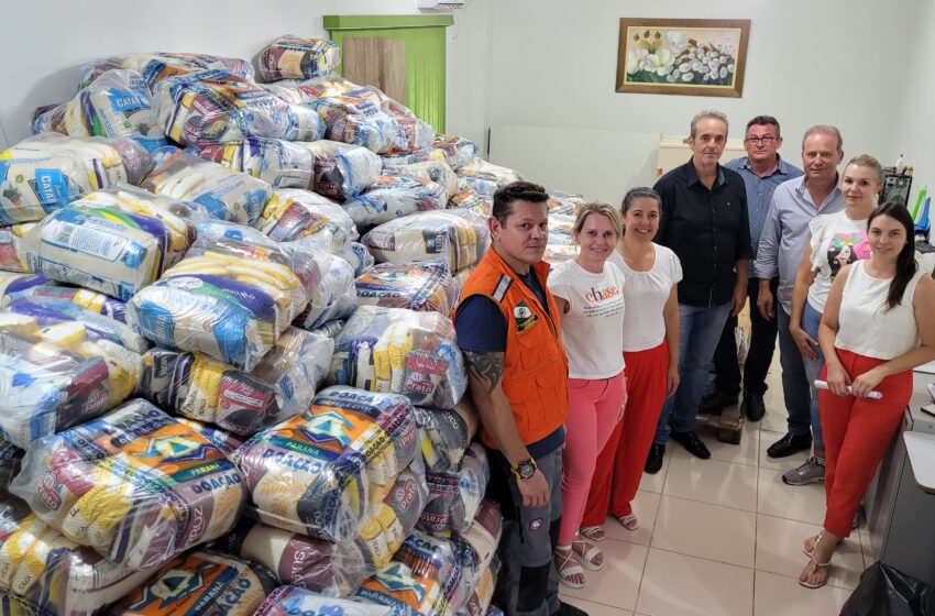  Defesa Civil do Estado envia 540 cestas básicas para Ivaiporã