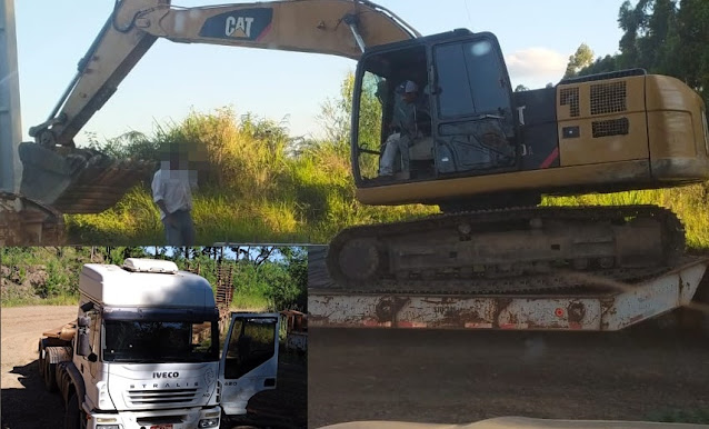  Suposto furto de Escavadeira é registrado entre Tamarana e Mauá da Serra
