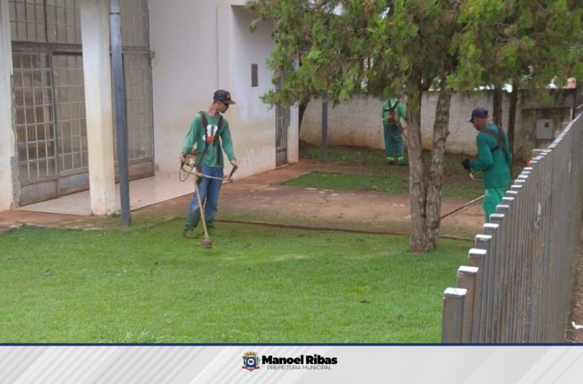  Prefeitura de Manoel Ribas realiza limpeza e organização da rede municipal de ensino