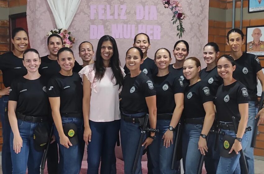  10º BPM de Apucarana realiza “Chá de Rosas” em comemoração ao Dia Internacional da Mulher