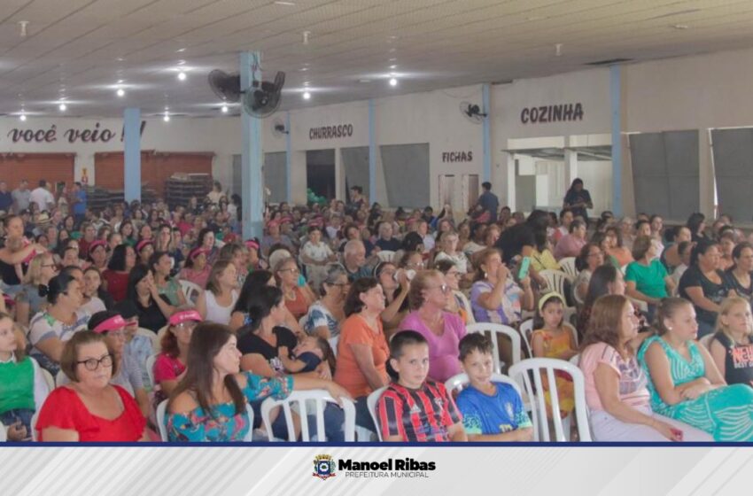  Palestra reúne centenas de mulheres em comemoração ao dia da mulher em Manoel Ribas