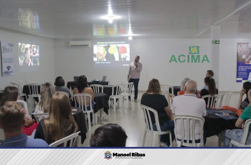  Manoel Ribas e Sebrae oferece Workshop de qualidade no atendimento ao cliente