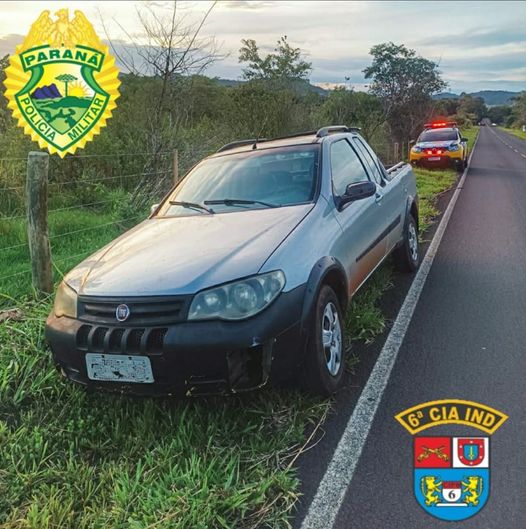  Polícia Militar é acionada após denúncia de carro abandonado em Grandes Rios