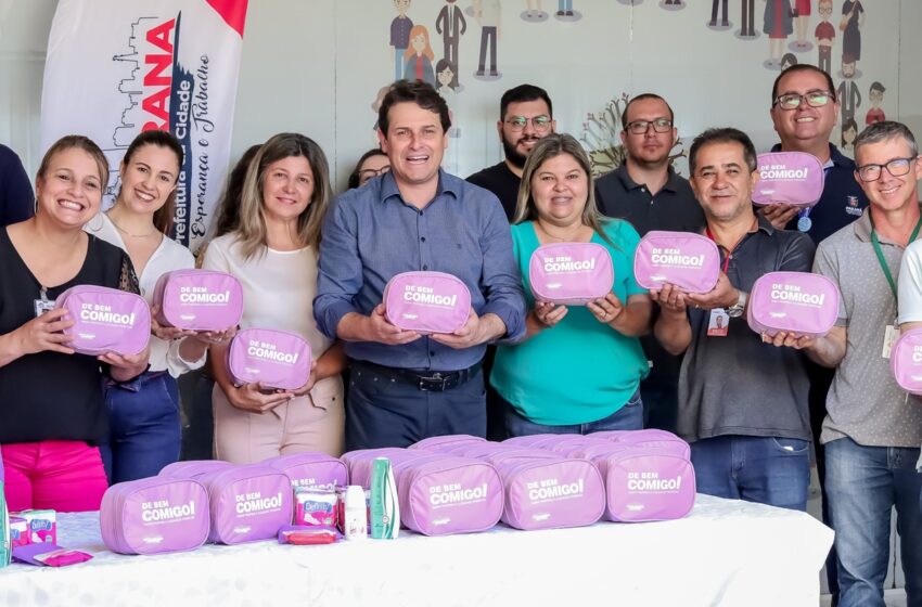  Programa “De Bem Comigo” entrega 4.540 kits de higiene íntima para alunas de escolas estaduais