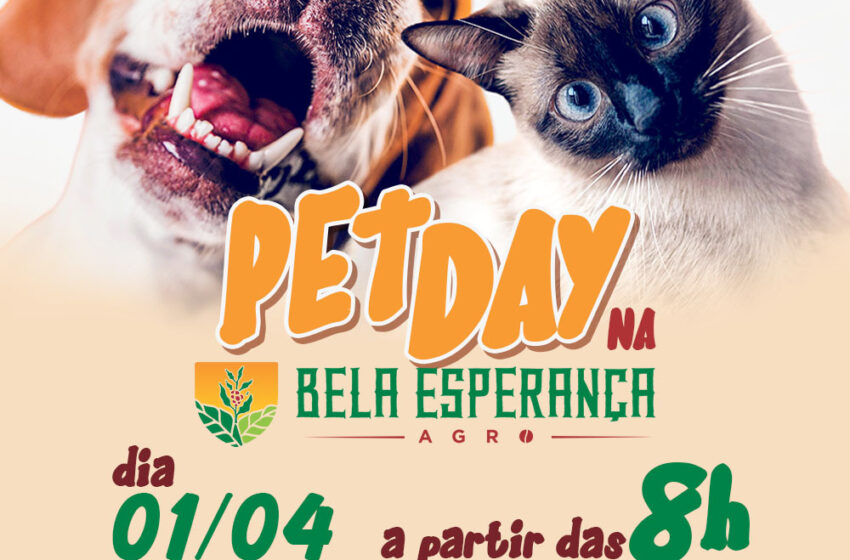  Bela Esperança Agro promove Pet Day neste sábado (01)