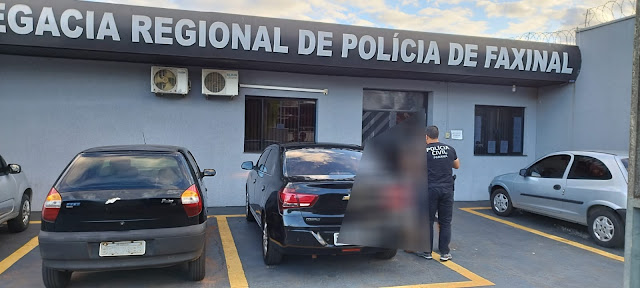  Polícia Civil de Faxinal cumpriu mandado de prisão de procurado em Borrazópolis