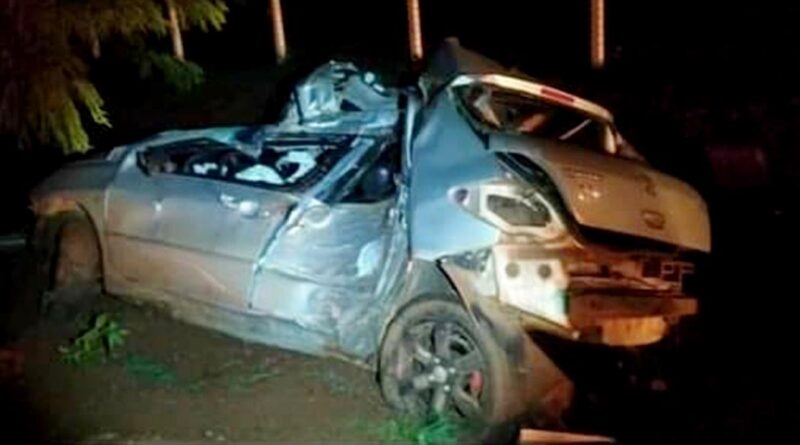  Adolescente fica  gravemente ferida em acidente entre Manoel Ribas e Ivaiporã