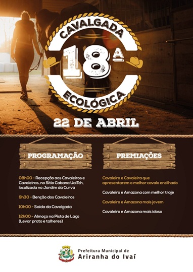  18ª Cavalgada Ecológica de Ariranha do Ivaí