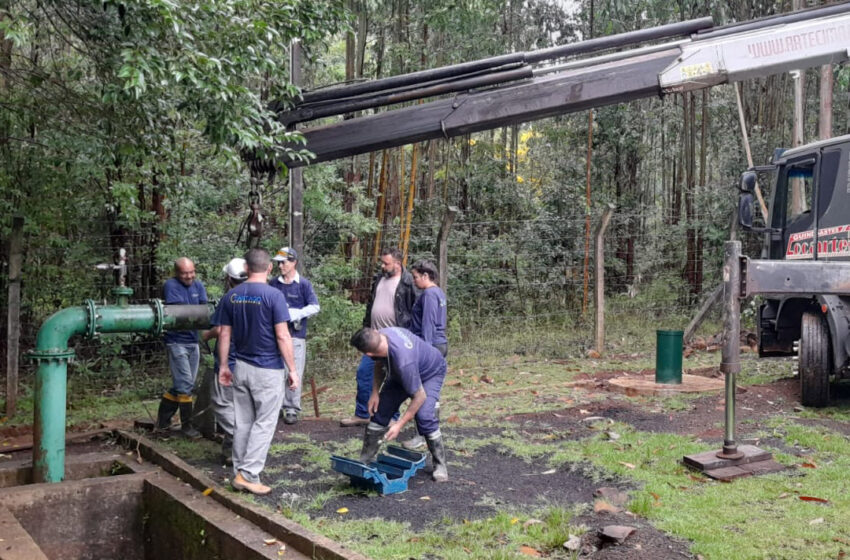  Sanepar implanta novo poço de abastecimento em Pitanga