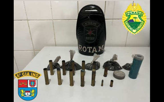  Homem é preso por posse irregular de munições em Ariranha do Ivaí
