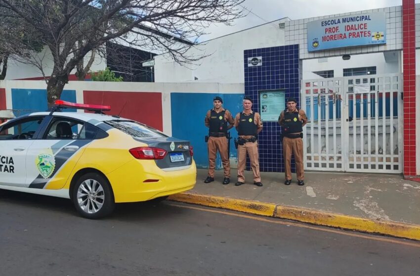  Polícia Militar realiza reforço no policiamento nas Escolas no Paraná