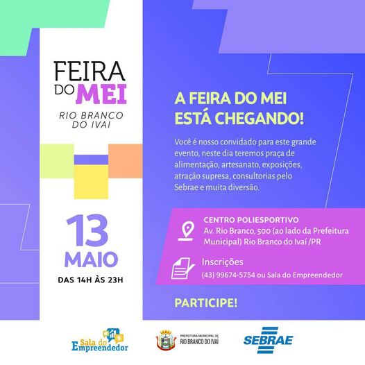  1ª Feira do Mei de Rio Branco do Ivaí